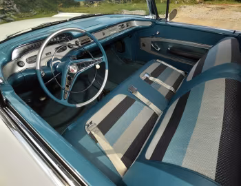 Interior 1958 Chevrolet Bel Air Impala 348 Super Turbo-Thrust Tri-Power Sport Coupe (1847)