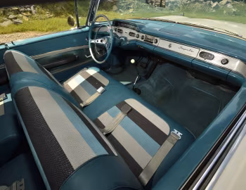 Interior 1958 Chevrolet Bel Air Impala 348 Super Turbo-Thrust Tri-Power Sport Coupe (1847)