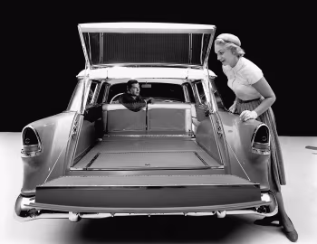 Ambos 1955 Chevrolet Bel Air Nomad (2429-1064DF)