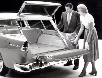 Ambos 1955 Chevrolet Bel Air Nomad (2429-1064DF)