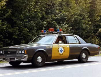 1979 Chevrolet Bel Air 4-door Sedan Police Car [Canada]