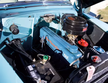 Bajo el capó 1954 Chevrolet Bel Air Sport Coupe (2454-1037D) '12.1953–54
