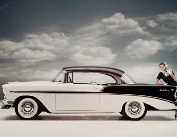 1956 Chevrolet Bel Air Sport Coupe (2454-1037D)
