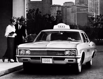 1966 Chevrolet Biscayne 4-door Sedan Taxi (15369)