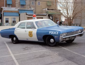 1968 Chevrolet Biscayne 4-door Sedan Police Car (15469)