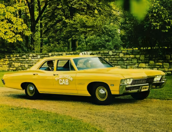 1968 Chevrolet Biscayne 4-door Sedan Taxi (15369)