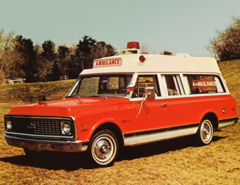 1971 Chevrolet C10 Suburban High Top Ambulance by Yankee Coach (CS10906)