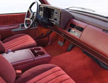 Interior 1990–93 Chevrolet C1500 454 SS