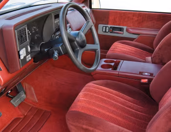 Interior 1990–93 Chevrolet C1500 454 SS