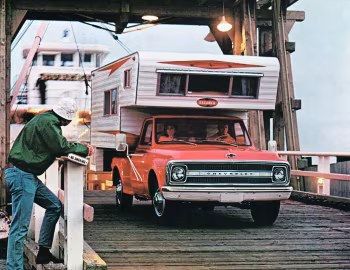 1969 Chevrolet C20 Stepside Pickup with Dreamer Camper (20904)