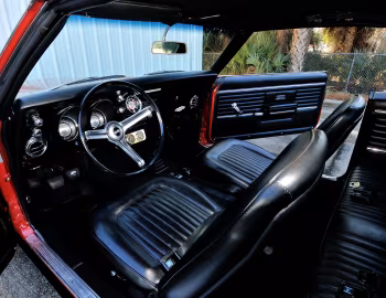 Interior 1968 Chevrolet Camaro Yenko RS/SS 427
