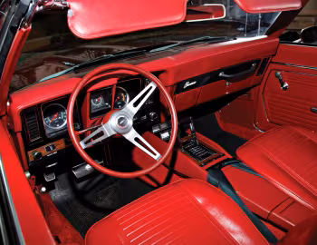 Panel frontal 1969 Chevrolet Camaro RS/SS 350 Convertible