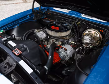 Bajo el capó 1968 Chevrolet Camaro Z/28