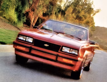1986–87 Chevrolet Cavalier RS Convertible (E-67) '10.1985–09.1987