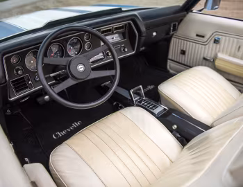 Panel frontal 1972 Chevrolet Chevelle Malibu SS 350 Convertible