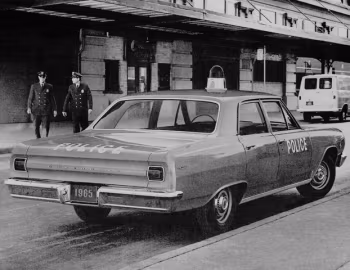 1965 Chevrolet Chevelle 300 4-door Sedan Police Car (13269)