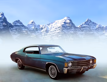 1972 Chevrolet Chevelle Malibu Sport Coupe (1D-37)
