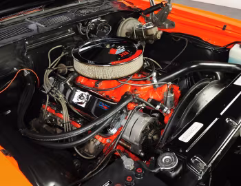 Bajo el capó 1969 Chevrolet Chevelle SS 396/350 HP L34 Sport Coupe (13637)