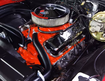 Bajo el capó 1969 Chevrolet Chevelle SS 396 L34 Convertible (3667)