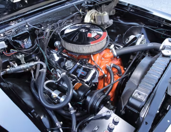 Bajo el capó 1967 Chevrolet Chevelle SS 396 L34 Sport Coupe (13817)