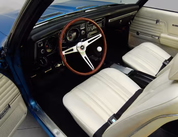Interior 1969 Chevrolet Chevelle SS 396 L35 Convertible (3667)