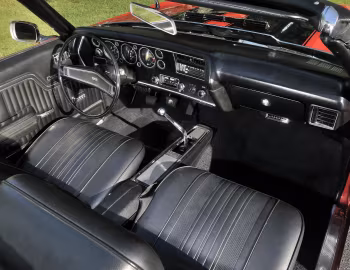 Interior 1970 Chevrolet Chevelle SS 454 LS5 Convertible pkg. (13667)