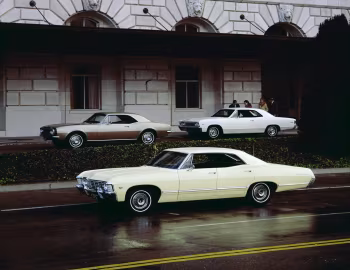 Chevrolet Impala Sport Sedan, Chevrolet Camaro Sport Coupe, Chevrolet Chevelle Malibu Sport Coupe