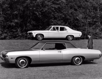 Chevrolet Chevy II Nova Sedan, Chevrolet Caprice Hardtop Coupe