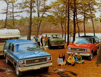 1973 Chevrolet Suburban & Sportvan & Blazer