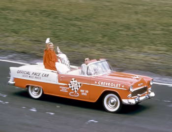 Chevrolet Bel Air Convertible Indy 500 Pace Car, Dinah Shore