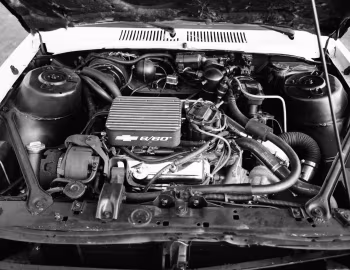 Sob o capô 1983 Chevrolet Citation 660 Turbo