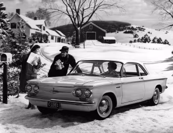 1961 Chevrolet Corvair Deluxe 700 Club Coupe (0727)