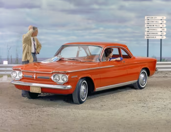 1962 Chevrolet Corvair Deluxe 700 Club Coupe (0727)