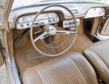 Interior 1963 Chevrolet Corvair Monza 900 Sedan (0969)