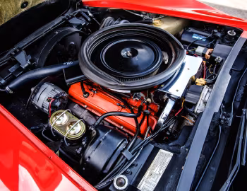 Under The Hood 1974 Chevrolet Corvette Stingray Convertible (1YZ67)