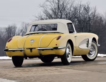 1958 Chevrolet Corvette 283/290 HP Fuel Injection ''Panama Yellow'' (J800-867)