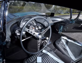 Panel frontal 1958 Chevrolet Corvette 283/290 HP Fuel Injection ''Regal Turquoise'' (J800-867)
