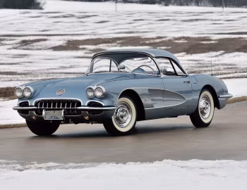 1958 Chevrolet Corvette 283/290 HP Fuel Injection ''Silver Blue'' (J800-867)