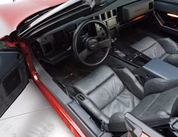 Interior 1986 Chevrolet Corvette Convertible (1YY67)