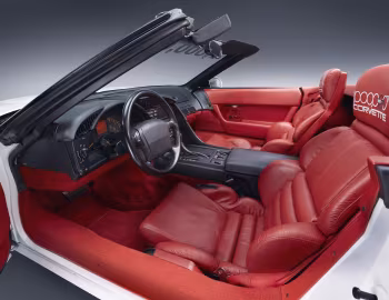 Interior 1992 Chevrolet Corvette Convertible "1 Millionth" (1YY67)