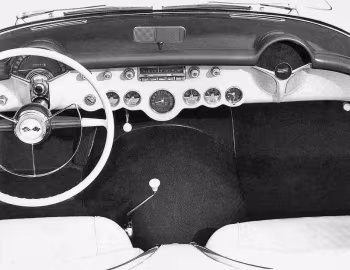 Panel frontal Chevrolet Corvette Convertible Coupe Show Car '1954