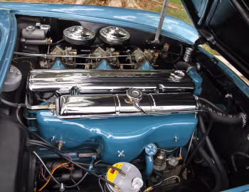 Bajo el capó 1954 Chevrolet Corvette ''Pennant Blue'' (2934)