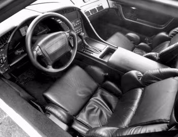 Interior 1992 Chevrolet Corvette Sport Coupe (1YY07)