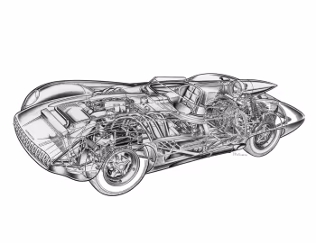 Chevrolet Corvette SS XP 64 Concept Car '1957