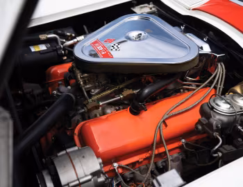 Sob o capô 1967 Chevrolet Corvette Sting Ray L68 COPO "Marian Mitchell Special" Convertible (19467)