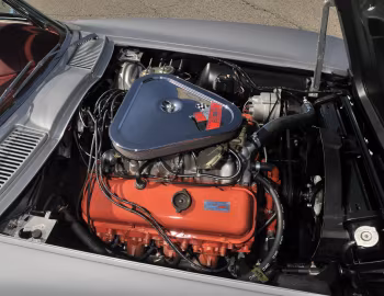 Bajo el capó Chevrolet Corvette Sting Ray L71 427/435 HP COPO Convertible Show Car (C2) '03.1967
