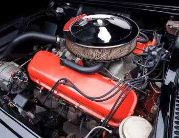 Bajo el capó 1966 Chevrolet Corvette Sting Ray L72 Convertible with side mount exhaust option (19467)