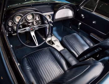 Interior 1963 Chevrolet Corvette Sting Ray L76 327/340 HP Convertible (0867)