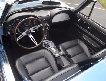 Panel frontal 1965 Chevrolet Corvette Sting Ray L78 Convertible with side mount exhaust option (19467)