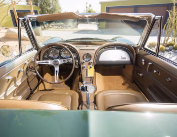 Panel frontal 1967 Chevrolet Corvette Sting Ray L79 Convertible with side mount exhaust option (19467)